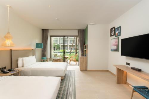 Standard Double Room with Two Double Beds - Pool Access del hotel Holiday Inn Resort Samui Bophut Beach, an IHG Hotel. Foto 3