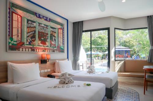 Habitación Deluxe con acceso a la piscina del hotel Holiday Style Ao Nang Beach Resort, Krabi