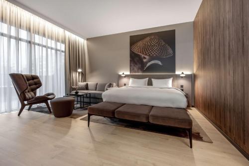 Suite Junior con terraza del hotel Radisson RED Oslo Okern