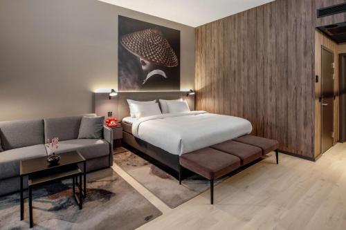 Suite Junior con terraza del hotel Radisson RED Oslo Okern. Foto 3