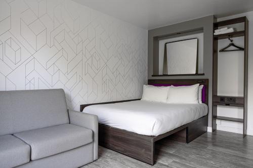 Family, Guest room, 1 Double, Sofa bed del hotel Four Points Flex by Sheraton London Shoreditch East. Foto 10