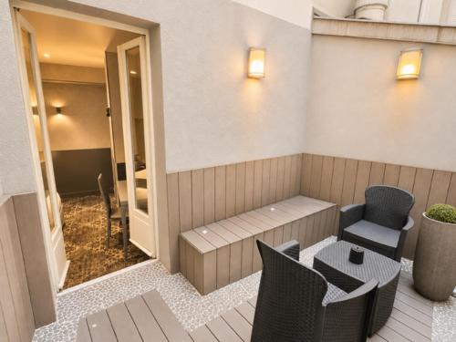 Habitación Doble Deluxe con terraza del hotel L'adresse