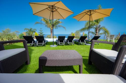 Habitación Doble con vistas al mar del hotel Finca El Pastel. Foto 4