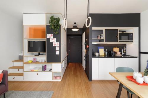 Estudio del hotel Zoku Paris. Foto 2