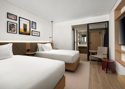 Habitación Doble - 2 camas del hotel Hilton Garden Inn Evora. Foto 3