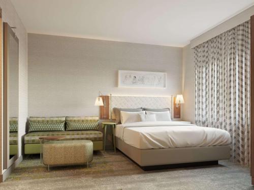 Suite Estudio con cama grande y vistas a la ciudad del hotel Home2 Suites By Hilton New York Times Square