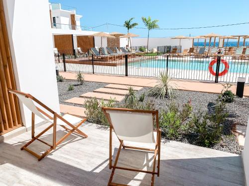 Apartamento con vistas a la piscina del hotel Shambhala Fuerteventura