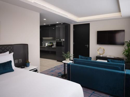 Estudio Con Cocina 1 Cama king Accesible del hotel Dao By Dorsett West London. Foto 7