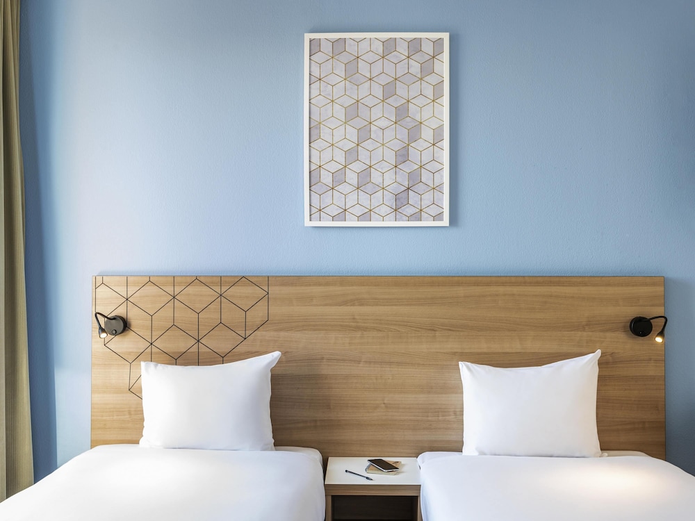 Habitación tipo estudio con 2 camas individuales del hotel Adagio Access Paris Quai D'ivry