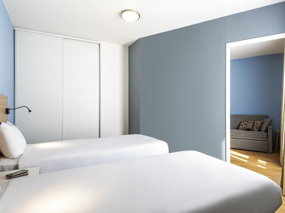 Apartamento con 2 camas individuales del hotel Adagio Access Paris Quai D'ivry