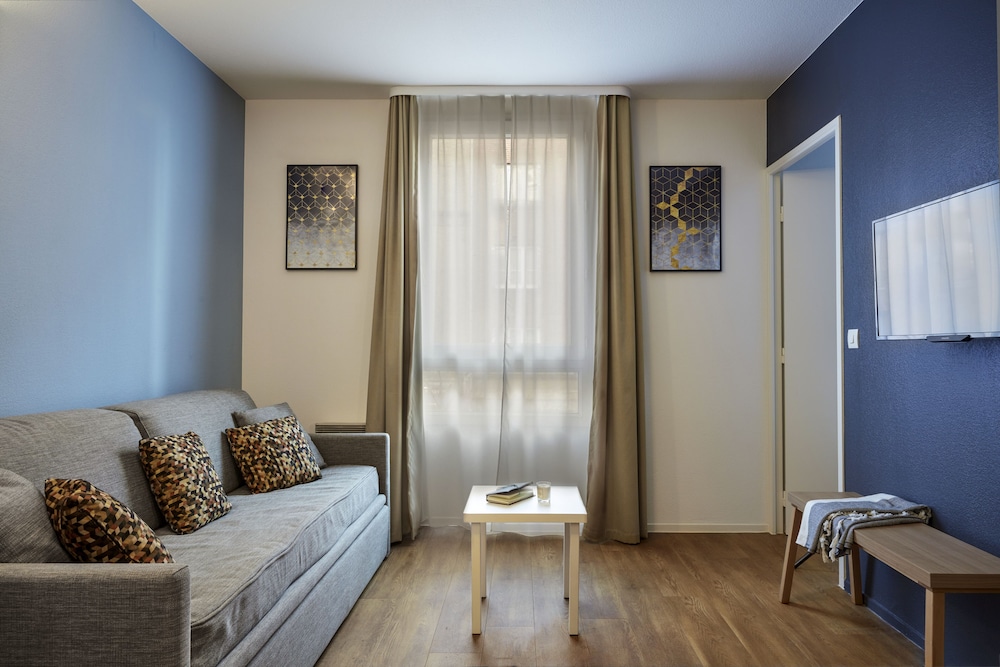 Apartamento con 2 camas individuales del hotel Adagio Access Paris Quai D'ivry. Foto 2