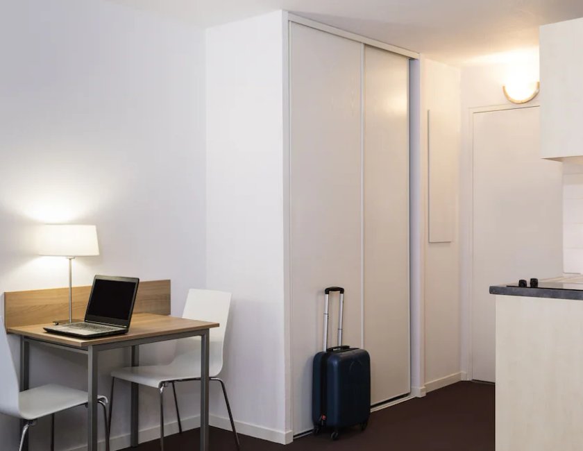 Estudio Grand 1 Cama doble kitchenette del hotel Adagio Access Paris Clamart. Foto 4