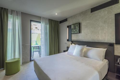 Habitación doble con balcón del hotel Palazzo Viridis