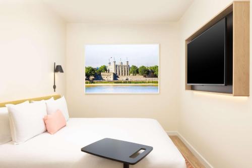 Habitación con cama grande - Sin ventana del hotel Hampton By Hilton London Old Street. Foto 5