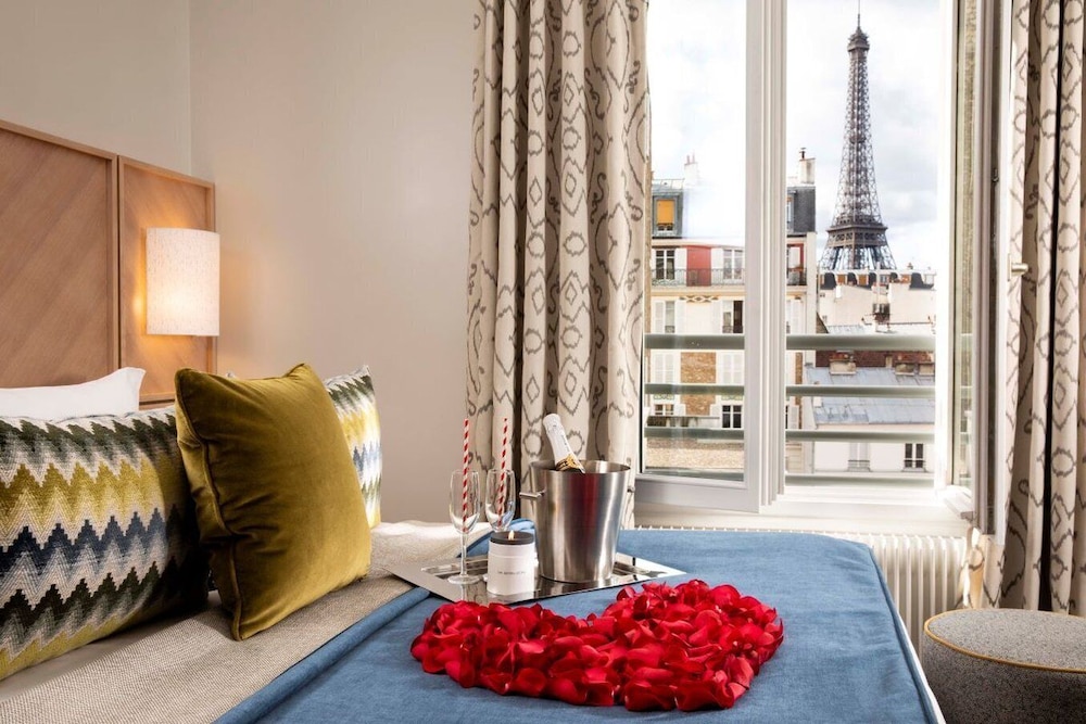 Habitación Premium con 2 camas individuales del hotel Les Jardins d'Eiffel