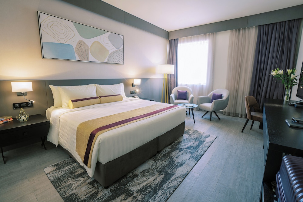 Habitación Deluxe, 1 cama de matrimonio grande del hotel Khalidia Palace Dubai