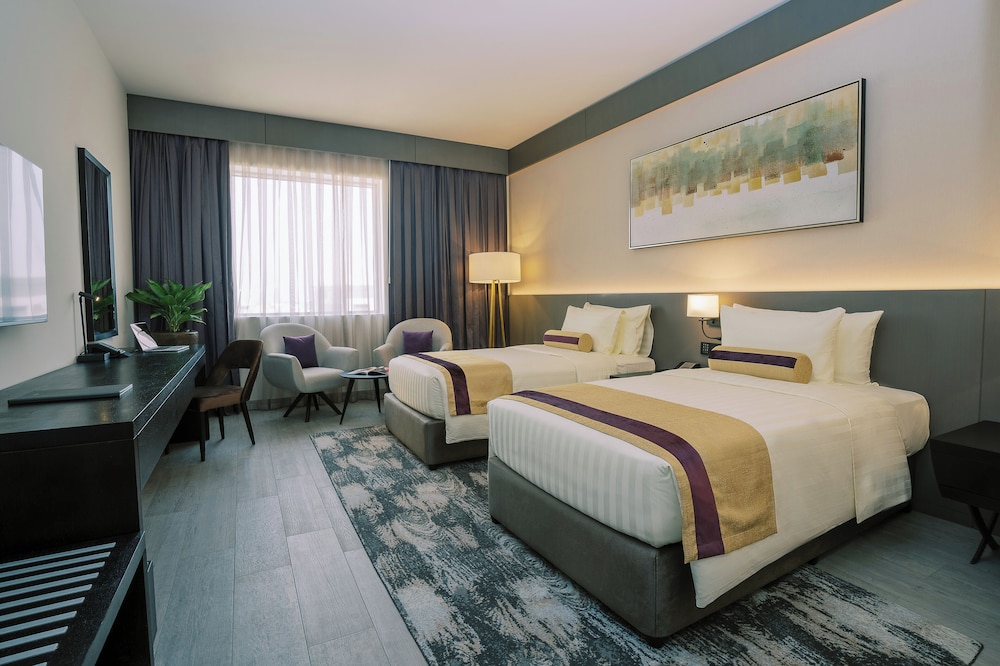 Habitación Deluxe con 2 camas individuales del hotel Khalidia Palace Dubai