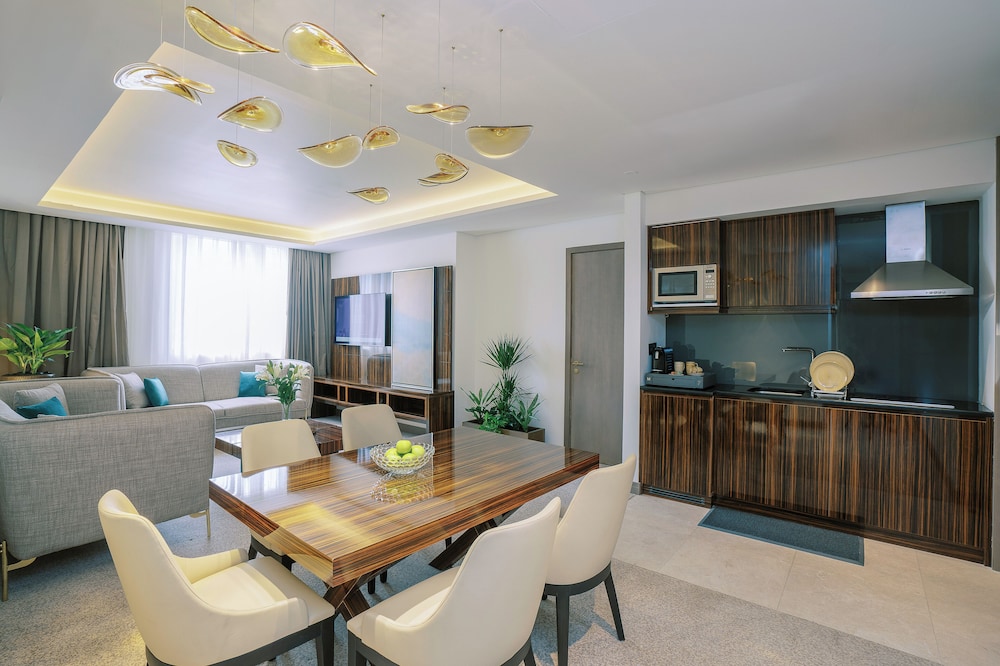 Suite Royal, 2 habitaciones, cocina básica del hotel Khalidia Palace Dubai
