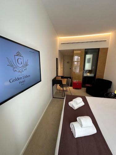 Habitación Doble del hotel Golden Lisbon. Foto 1