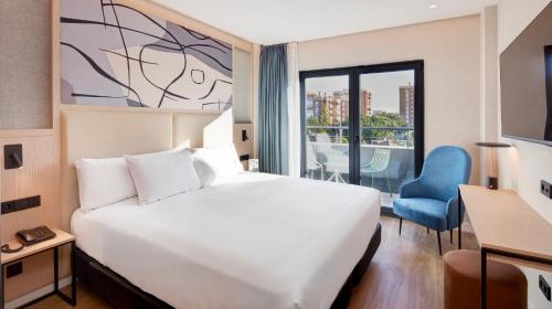 Habitación Doble Estándar del hotel Sercotel Rosaleda Málaga