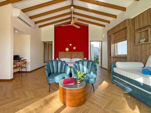 Suite de playa con piscina privada del hotel Joy Island. Foto 4