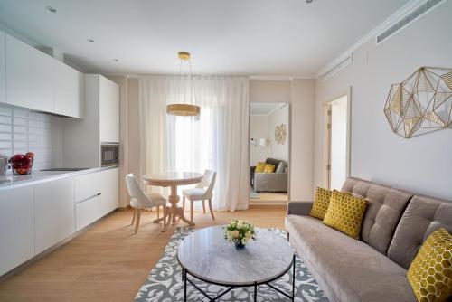 Suite de 1 dormitorio del hotel Tandem Soho Suites