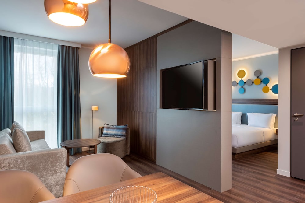 Estudio Premium con Cama King del hotel Hyatt House Frankfurt Eschborn