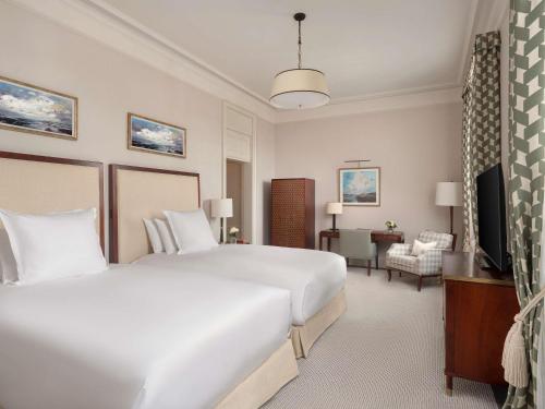 Habitación Twin Deluxe del hotel Raffles London at The OWO