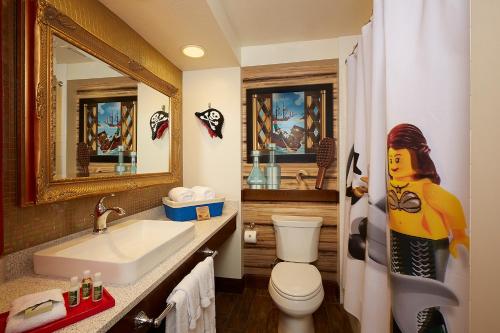 Habitación con temática pirata del hotel LEGOLAND New York
