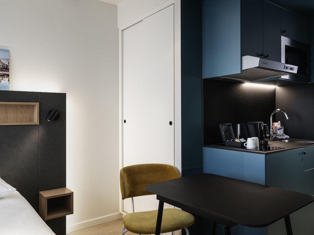 Estudio con 2 camas individuales del hotel Adagio Access Gent Centrum Dampoort. Foto 4