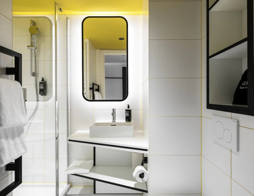 Estudio 1 Cama doble del hotel Adagio Access Gent Centrum Dampoort. Foto 1