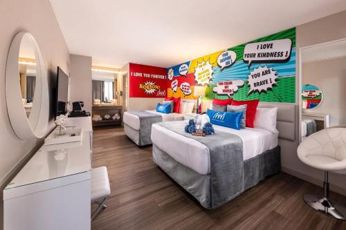 Habitación con vistas al parque y 2 camas grandes - No fumadores del hotel Magic Moment Resort and Kids Club. Foto 1