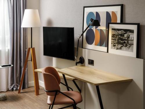 Estudio Doble con 2 camas individuales del hotel Adagio London Sutton Point
