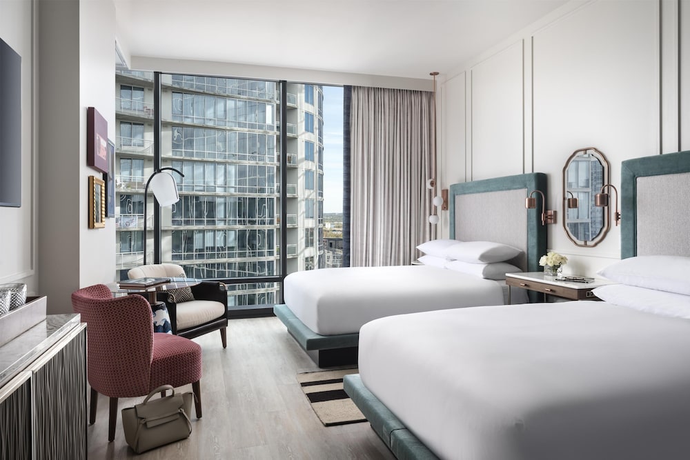 2 Camas Queen con Vistas a Broadway del hotel Hyatt Centric Downtown Nashville. Foto 1