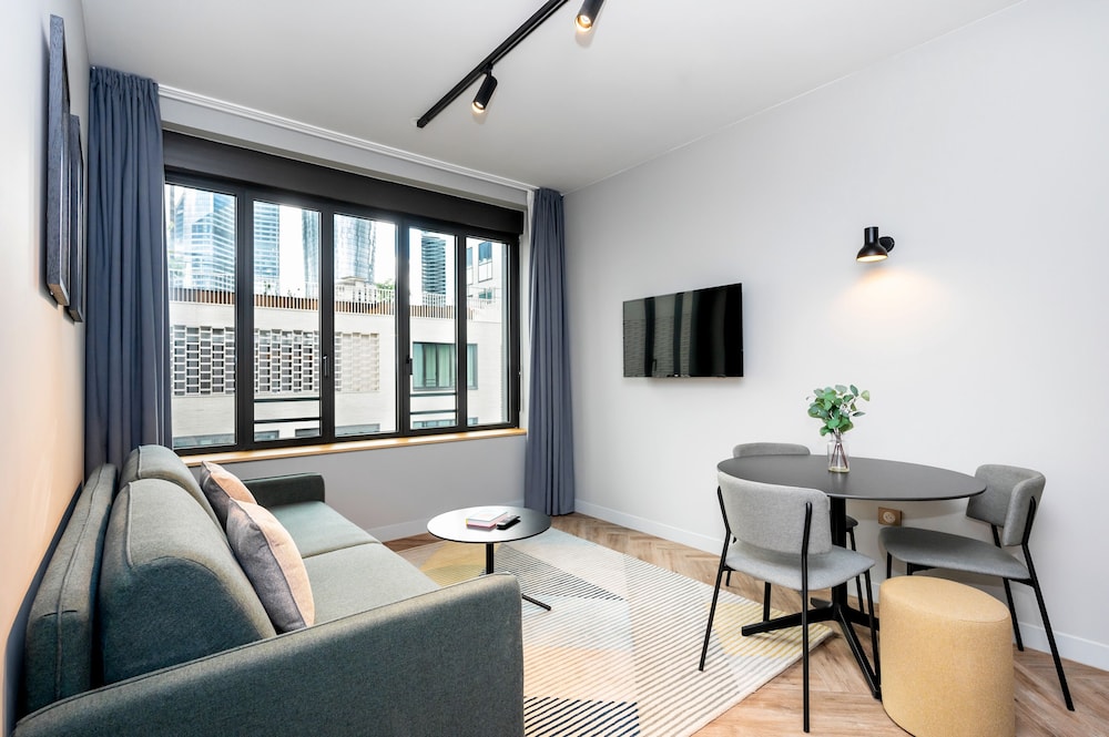 Apartamento de un dormitorio (camas individuales) del hotel Staycity Paris La Defense
