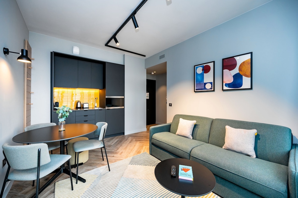 Apartamento de un dormitorio (camas individuales) del hotel Staycity Paris La Defense. Foto 1
