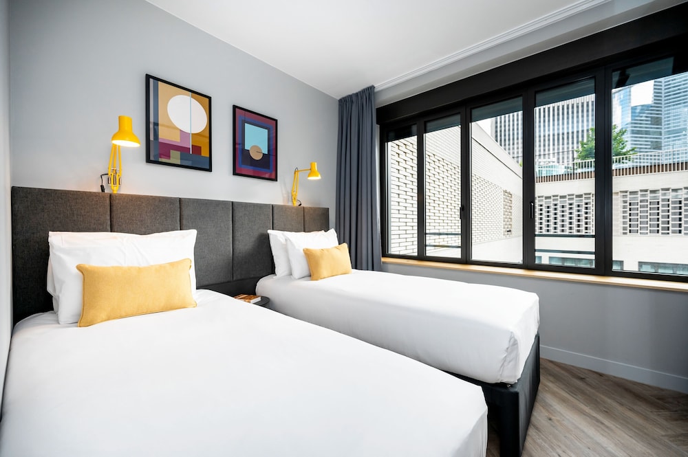 Apartamento de un dormitorio (camas individuales) del hotel Staycity Paris La Defense. Foto 6