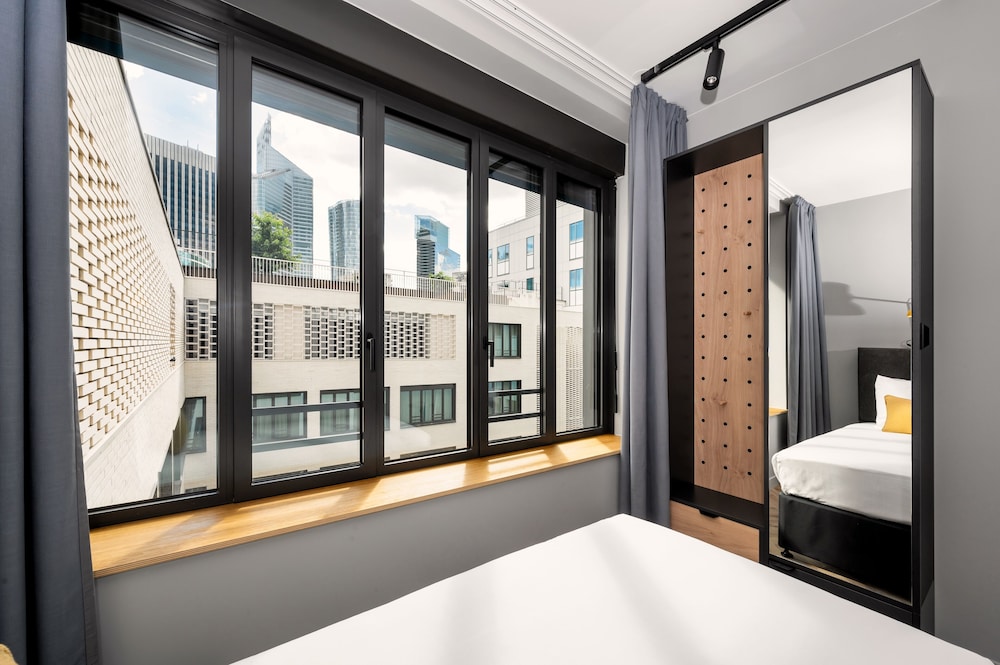 Apartamento de un dormitorio (camas individuales) del hotel Staycity Paris La Defense. Foto 9