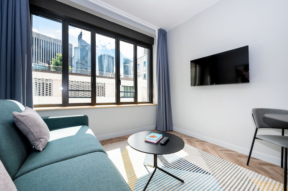 Apartamento de un dormitorio (camas individuales) del hotel Staycity Paris La Defense. Foto 10