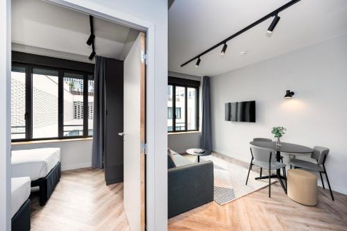 1 Bedroom Apartment (Twin) del hotel Staycity Paris La Defense. Foto 8