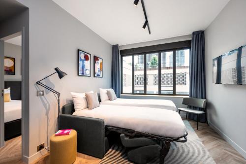 1 Bedroom Apartment (Twin) del hotel Staycity Paris La Defense. Foto 11