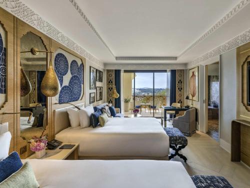 Habitación Deluxe con vistas panorámicas - 2 camas del hotel Fairmont Tazi Palace Tangier. Foto 3