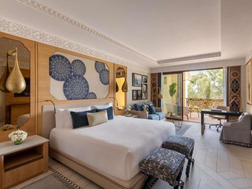 Two - Bedroom Apartment with One King Bed, Two Single Beds, Panoramic View and Terrace del hotel Fairmont Tazi Palace Tangier