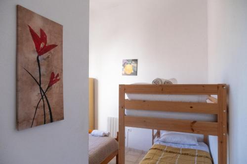 Apartamento con vistas al jardín del hotel La Palma Hostel - Pensión Central. Foto 8