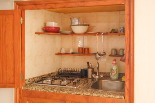 Estudio con terraza del hotel La Palma Hostel - Pensión Central. Foto 8