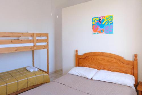 Apartamento con vistas al jardín del hotel La Palma Hostel - Pensión Central. Foto 4