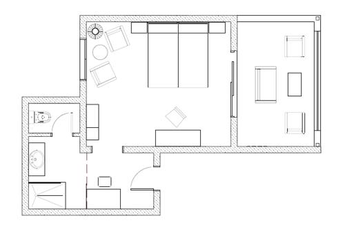Suite con terraza del hotel Magma Rooms. Foto 13