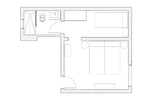 Habitación Triple con baño privado del hotel Magma Rooms. Foto 12