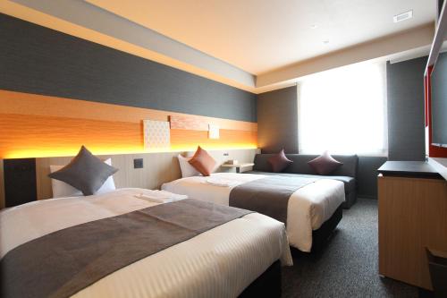 Habitación Doble Moderate con sofá cama - 2 camas del hotel KOKO Tsukiji Ginza
