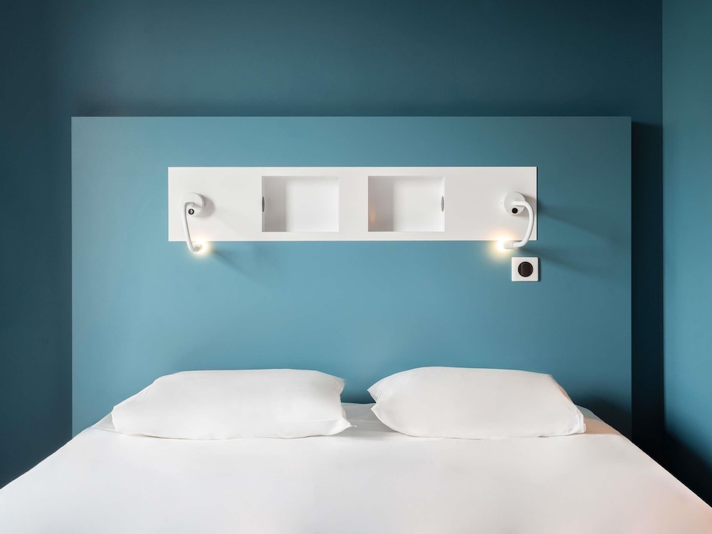Habitación Estándar con 1 cama doble del hotel ibis budget Rouen Centre Rive Gauche